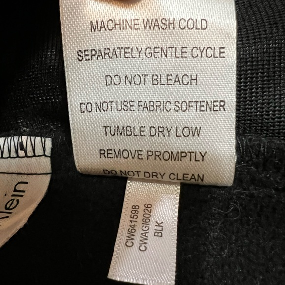 CALVIN KLEIN Stretch Hooded Jacket Black Size XL - Picture 12 of 15